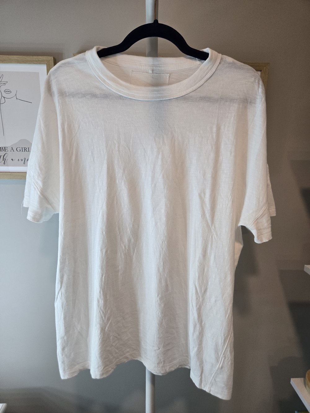 aerie White Short Sleeve Tee